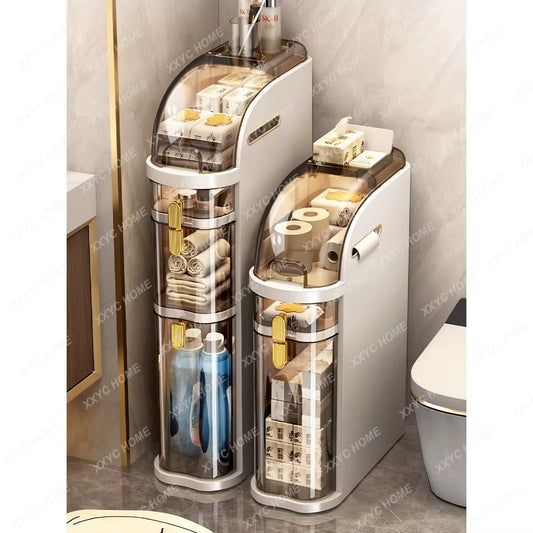 Bathroom Storage Rack Sandwich Cabinet Bathroom Storage Rack Bathroom Toilet Crevice Cabinet