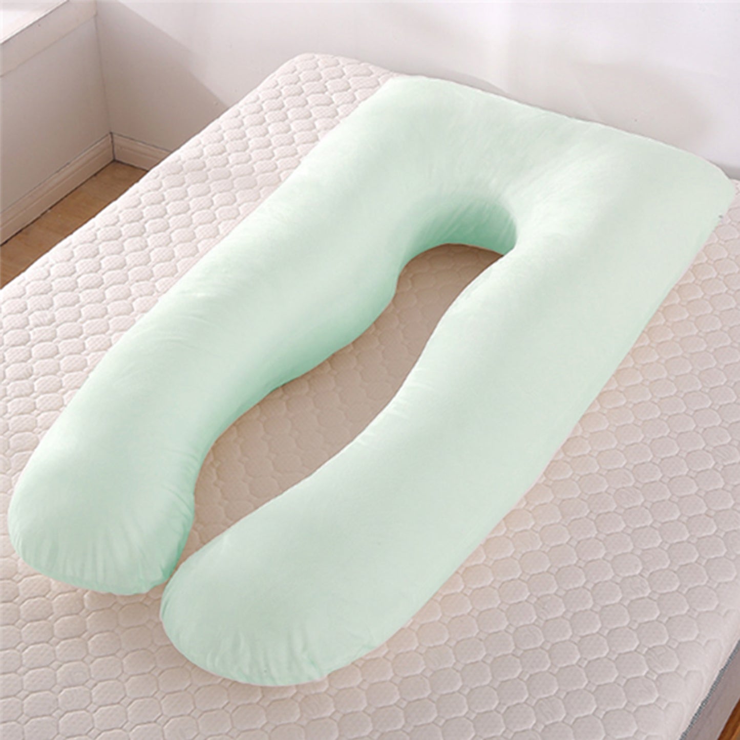 Summer Sleeping Support Pillow for Pregnant Women U Shape Maternity Pillows Pregnancy Ice Silk