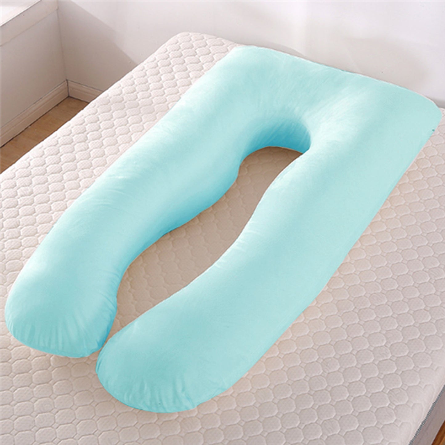 Summer Sleeping Support Pillow for Pregnant Women U Shape Maternity Pillows Pregnancy Ice Silk